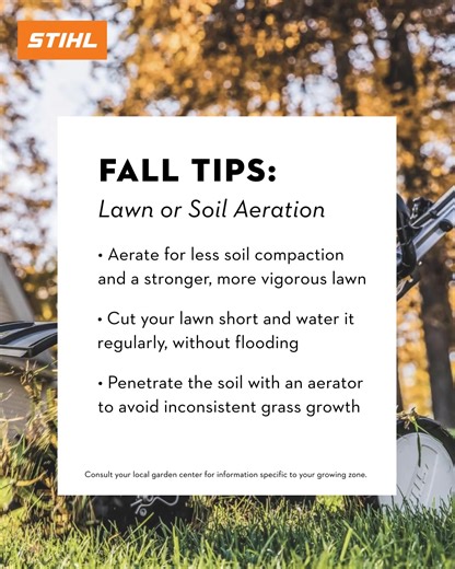 Give your lawn a breather this fall with these aeration tips. Have more seasonal questions? Visit us to get answers. | Covington's Ace Hardware | Facebook