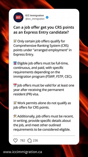  Comprehensive Ranking System (CRS) points are crucial for Express...