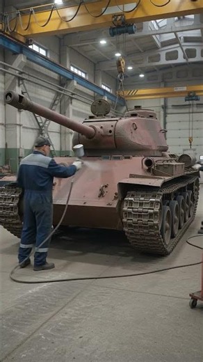 The Rust Removal Process That Saved This Tank #military #restoration