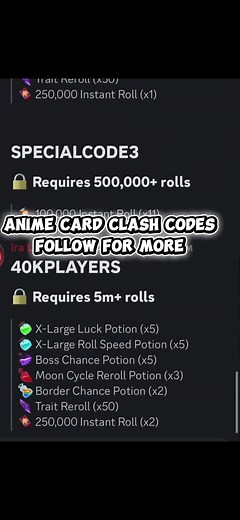 Anime Card Clash Codes - Unlock New Decks!