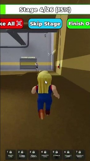 SCP 096 VS SCP 173 PRISON RUN! 2 #gameplay #robloxobby #barryprisonrun #shorts