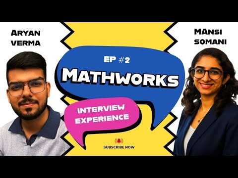 Mathworks Interview Experience | Placement Preparation | Aryan Verma | IIIT Hyderabad