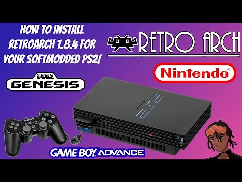 How To Install RetroArch 1.8.4 For Your SoftModded PS2! - Play Classic NES/Genesis Games #RetroArch