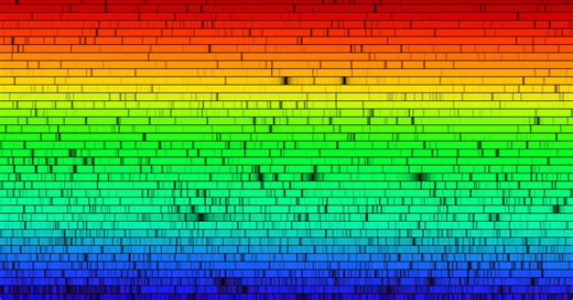 This Spectral Image Shows How the Sun Emits Light of Nearly Every Color