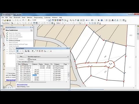 ArcGIS CoGo Bearings and Distances Tool