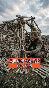 人間の骨で家具を作った男