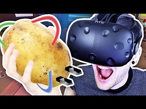 DANTDM TDM POTATO POWERED VR CARS!   Job Simulator