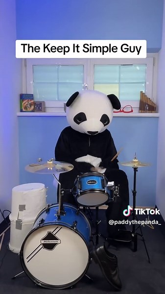 Stop scrolling if raw energy is your thing! ⚡️ Today, Paddy let loose to Smells Like Teen Spirit by Nirvana and trust us, it was grunge perfection. 🥁😁🐼 No rules, just rhythm. No script, just pure teen spirit. 😤🔥 Paddy didn't just play he unleashed....what was it? You don’t think so? Feeling the vibe? Drop a comment and tell Paddy which iconic track he should drum to next! 😎🐼👋 #funnypanda #panda #paddythepanda #smellsliketeenspirit #typesofdrummers #nirvana