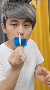 Cigarette Rod Stuck in Nose Vanishing #magic #tricks #magictricks #magician #cardmagic #sleightofhand #musician | SMan17189