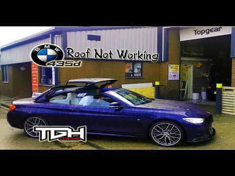 BMW 435D Roof Not working BMW convertible roof not opening | BMW f33 convertible roof problem fixed