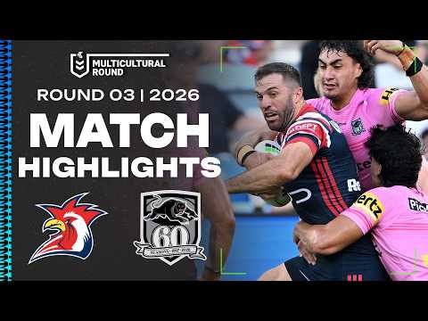 NRL 2026 | Roosters v Panthers | Match Highlights | Round 3