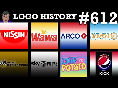 LOGO HISTORY #612 ARCO, Wawa, Scratch Jr., Nissin Food, SkyShowtime & More...
