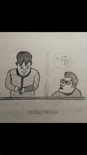 cringy on Instagram: "🔚🤣🤣 (This is a humorous caricature created for entertainment purposes only. The original video/reel belongs to its rightful creator. No hate or offense intended. The person depicted is respected and appreciated. Please keep the comments fun and respectful!) #memes #reel #explore funny comedy viral drawing fyp art caricatureart reelsinstagram cringeywood youtube"