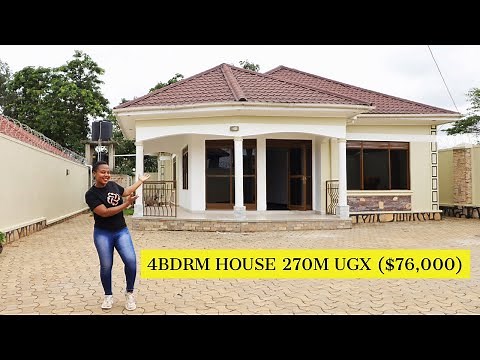 Simple 4 bedroom house tour in Uganda