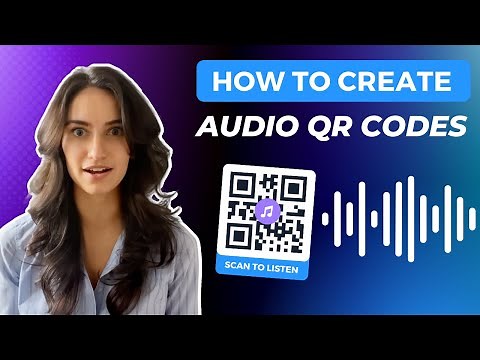 How to Create and Use Audio QR Code 🎶 #qrcodegenerator #audioqrcodes