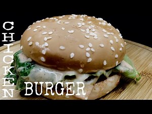 Homemade Chicken Burger | How to make Burger Patties | Easy Steps