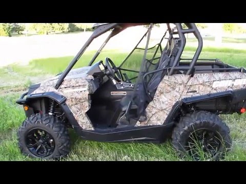 2015 can Am Commander 800 XT Camo, power steering, only 58 miles, for sale in Texas