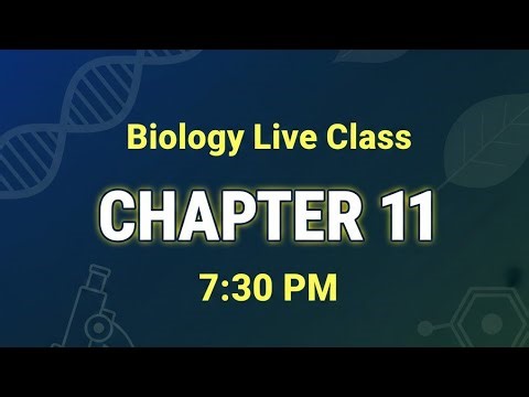 Biology Chapter 11 | Live Class at 7:30 PM #pseb #11th #biology #psebeminencehub #live #psebstudents