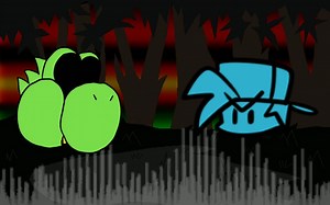 RED SUITED RAMPAGE (Four way fracture Mario Mix) [FNF]