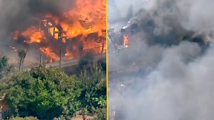 Video shows fire engulfing several London homes as fire service declares major incident - JOE.co.uk