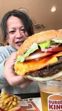 Did you know you can drink beer at Burger King? #BurgerKing #FujiCityGourmet #CheeseDoubleWhopper...