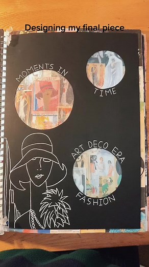 Art Deco Fashion Textiles - GCSE Final Piece