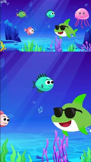 Five Little Fish and the Shark Family | Part 3 | Little Fish Tales | #fish #shorts