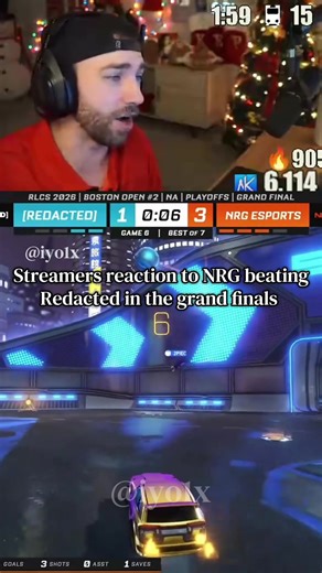 NRG Dominates Redacted in Rocket League Grand Finals