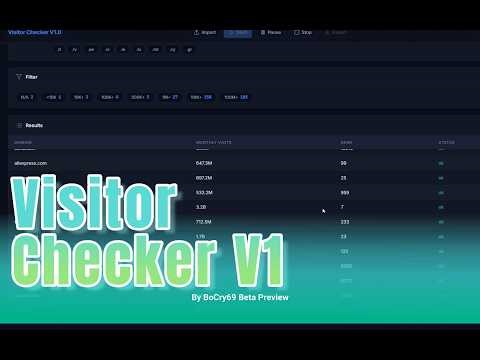 🔍 Visitor Checker V1 Proxyless [BETA]