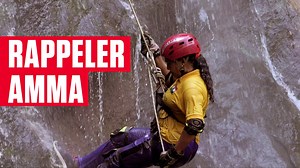 471K views · 388 shares | What an OMG! achievement by Andhra Pradesh’s Vijaya Lakshmi. She rappelled down the 420 feet Katika Waterfall ‘Blindfolded’ to create a new world record! #OMGIndia | HISTORY | Facebook