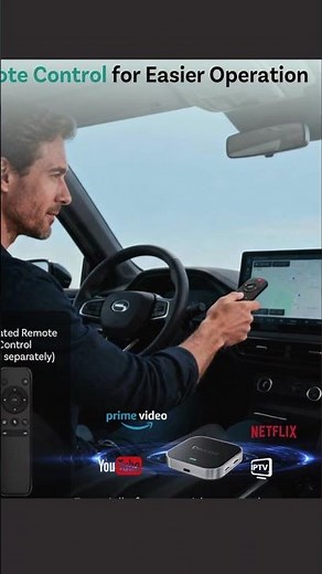 Ottocast E2 OttoAibox 2026 – Android 13 Car Streaming Box with Netflix & YouTube, Wireless CarPlay