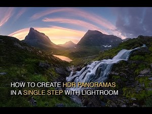 How to Create an HDR Panorama in a single step with Lightroom