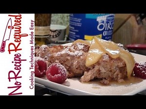 Bread Pudding with Rum Sauce - NoRecipeRequired.com