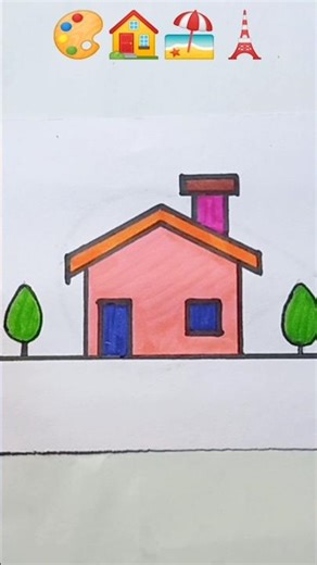 Satisfying Colouring Video | Relaxing Art ASMR #shorts #trending #foryou #pink