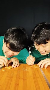 14K views · 142 reactions | Squid Game Honeycomb Candy Challenge #Shorts #food #funny #foodblogger #mukbang | Huba후바 | Facebook