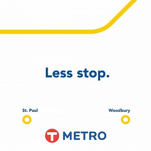 With up to 25% quicker routes, the new rapid Gold Line will get you going from downtown St. Paul to Woodbury faster. | Metro Transit