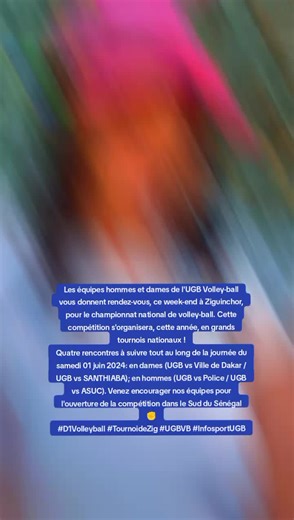 Vidéos de Infosport UGB (@infosportugb) avec son original - badoumbaye852