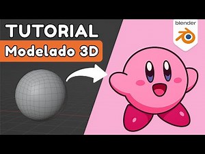 Cómo hacer un PERSONAJE 3D en BLENDER - Tutorial de Modelado de Kirby para Principiantes