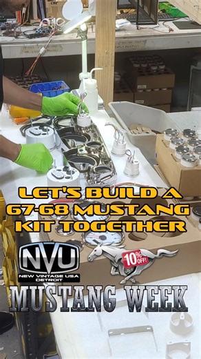  Mustang owners, this one's for you!  Ever wonder what goes into a set of NVU gauges? Watch us hand-assemble a set of our iconic '67-'68 Mustang gauges right here in the Motor City. From our hands to your dash, it’s all about quality and passion. Get the same craftsmanship for 10% OFF during our Mustang Week sale! Link in bio to shop. Sale ends soon! #NVUGauges #ClassicMustang #FordMustang #67Mustang #68Mustang | New Vintage USA NVU | Facebook