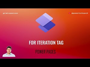 How to use For Iteration tag in Power Pages liquid code?