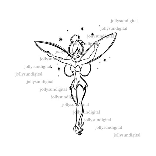 Tinkerbell Png, Tinkerbell Clipart, Cute Fairy Clipart, Transparent Design, Instant Download - Etsy