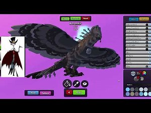 making a Stolas skin to Borenhir! (Creatures of Sonaria)