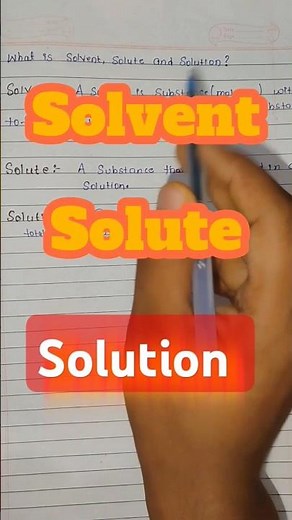 What is solvent ,solute and solutions |kamal kishor| #education #chemistry