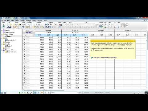 Multiple T Test with Prism