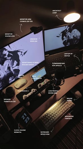 #workdesk #gamingsetup #laptopsetup #setup #workstation