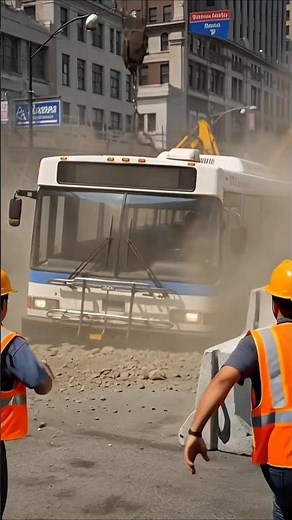 Nobody Expected the BUS to DROP Like THIS 😱🚨 #fail #enggenering #viral #shorts