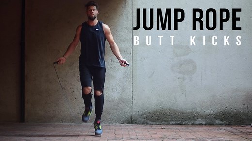 Jump Rope - Butt Kicks