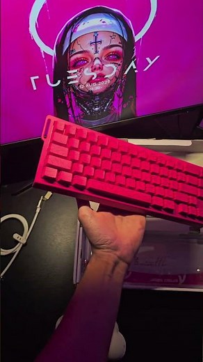 Attack Shark x68HE Rose Pink #unboxing #keyboard #teclado