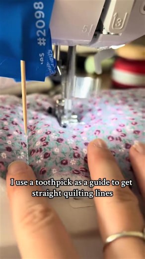 - What are your craziest sewing hacks? Backstitch Co.: - I use a toothpick as a guide to get straight quilting lines. Use the guide that comes with the machine. Attach it at the distance that you want your lines and off you go. Or use this one: https://quiltingcrafthub.com/products/stitch-guide-for-quilting ​#sewing #sewinghacks #sewingtips #sewingtutorial #quilting #quiltinghacks #diy #crafts #backstitchco #seamguide | Quilt Patterns PDF | Facebook