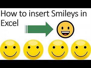 how to insert smileys in excel | insert Emoji in excel | Excel secrets
